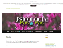 Tablet Screenshot of pasapaspsicologia.com